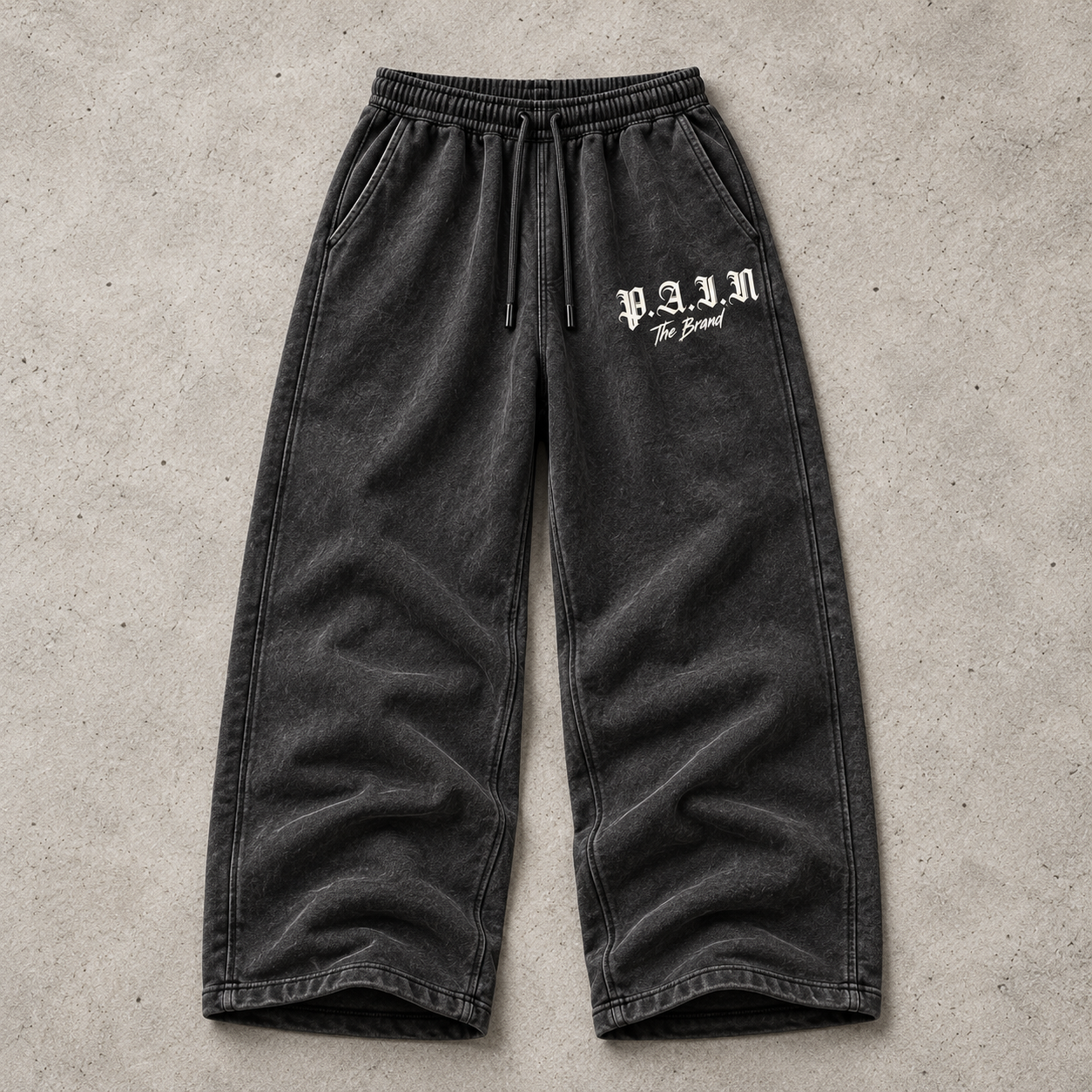 The Brand Sweatpants — Charcoal, P.A.I.N product design